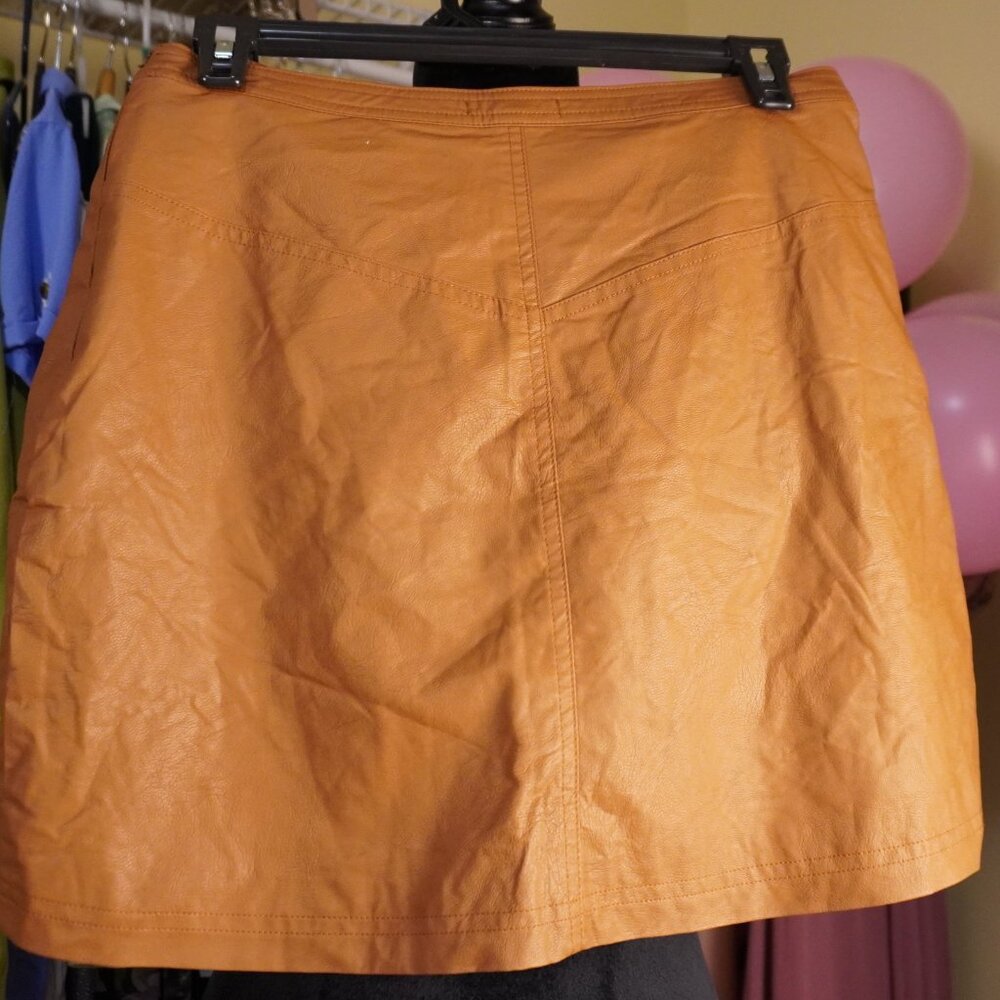 Shinestar orange  Midi skirt
